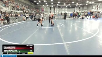 125 lbs Semifinal - Karl Ledbetter, Sons Of Atlas Wrestling Club vs Aidan Larson, Hermiston Wrestling