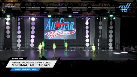 Almost Famous Dance Gym & Cheer - Mini Small All Star Jazz [2025 Mini - Jazz - Small Day 1] 2025 ASCS Dance Grand Nationals & Cheer Showdown
