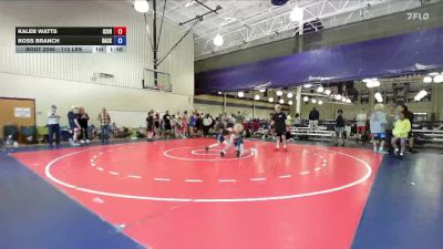 110 lbs Rr Rnd 4 - Kaleb Watts, Icon Wrestling vs Ross Branch, Backyard Brawlers Wrestling Club
