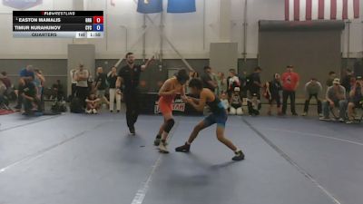 92 lbs Quarters - Easton Mamalis, Green River Grapplers vs Timur Nurahunov, CYC