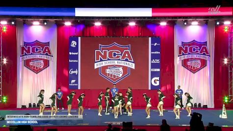 McCollum High School [2026 Intermediate Non-Tumbling Coed Varsity Crowd Leading] 2026 NCA High School Nationals