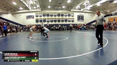 175 lbs Semifinal - Christopher Maloney, Benedictine High School vs Louie DeJulia, Reynolds High School