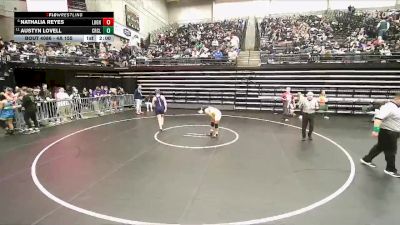 4A 155 lbs Champ. Round 1 - Austyn Lovell, Crimson Cliffs vs Nathalia Reyes, Logan