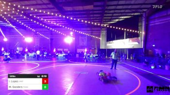 50 lbs Consolation - Isaiah Lopez, Unattached vs Miles Sanders, Team Tulsa WC