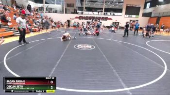 85 lbs Round 3 - Deklin Seto, Harris County Wrestling Club vs Jadan Pagan, Mighty Warriors Wr