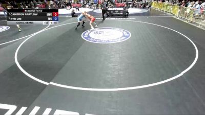 100 lbs Cons. Semis - Cameron Bartlow, USA Gold Wrestling Club vs Ryu Lim, Titan Wrestling Club