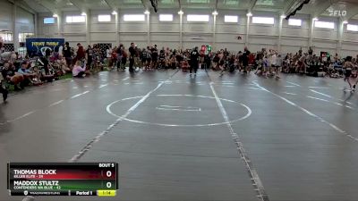 100 lbs Semis & 1st Wrestleback (8 Team) - Thomas Block, Killer Elite vs Maddox Stultz, Contenders WA Blue