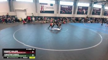 55 lbs Champ. Round 1 - Robert Walker, Fitness Fight Factory Wrestling Club vs Christian Garza, West Texas Grapplers Wrestling Club