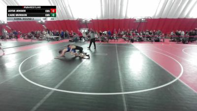 USA Junior Boys - 150 lbs Cons. Round 2 - Cade Munson, Iowa vs Jayse Jensen, Iowa