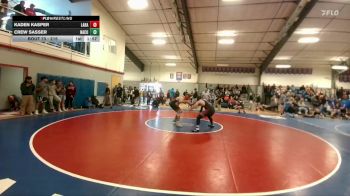 215 lbs Champ. Round 1 - Crew Sasser, Natrona County vs Kaden Kasper, Laramie