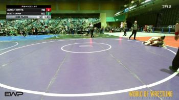 127 lbs 2nd Place - Aliyah White, Pindrops vs Macy Dunn, Nyssa