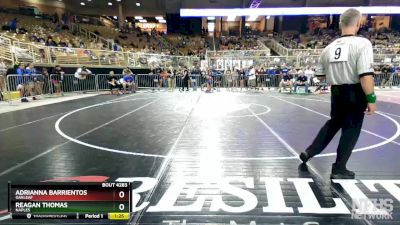 105 lbs Semifinal - Adrianna Barrientos, Oakleaf vs Reagan Thomas, Naples