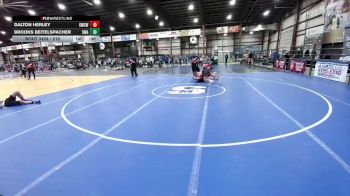 215 lbs 5th Place Match - Dalton Herley, St. Mary`s Cardinals WC vs Brooks Beitelspacher, Siouxland Wrestling Academy