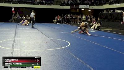 184 lbs Cons. Round 3 - Nawab Singh, Schreiner vs Benicio Martinez, Millikin