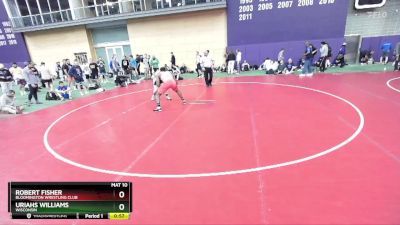 88 lbs Quarterfinal - Robert Fisher, Bloomington Wrestling Club vs Uriahs Williams, Wisconsin