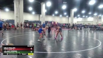 190 lbs Round 5 (6 Team) - Leland Korona, Team Michigan Blue - DEV vs Arlo Phillips, Team STL White