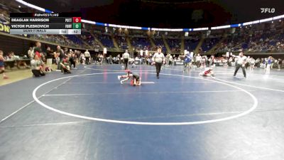 60 lbs Semifinal - Deaglan Harrison, Pottstown vs Victor Pleskovich, Fort Cherry