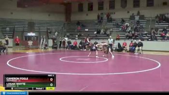 106 lbs Finals (2 Team) - Logan Whyte, Boonville vs Cameron Fogle, Southridge