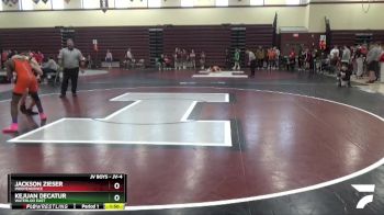 JV-4 lbs Quarterfinal - Kejuan Decatur, Waterloo East vs Jackson Zieser, Independence