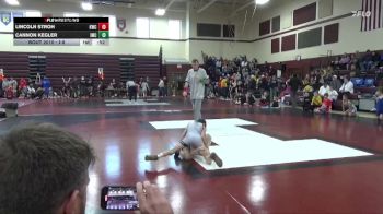 J-8 lbs Quarterfinal - Cannon Kegler, Indee Mat Club vs Lincoln Stroh, Knights Wrestling Club