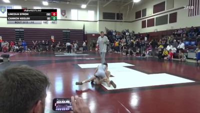 J-8 lbs Quarterfinal - Cannon Kegler, Indee Mat Club vs Lincoln Stroh, Knights Wrestling Club