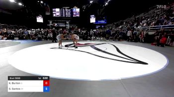 126 lbs Rnd Of 32 - Kolter Burton, Idaho vs Scout Santos, Oregon