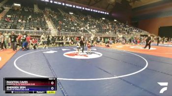 45 lbs Cons. Semi - Paxxton Caves, Evanston Elite Wrestling Club vs Emersen Seim, Douglas Wrestling Club