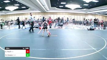 58 lbs Quarterfinal - Everett Faull, Red Wave WC vs Noah Orozco, Fourth Chamber WC