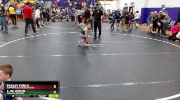 70 lbs Semifinal - Luke Weiler, Carolina Reapers vs Finnley Purvis, Summerville Takedown Club