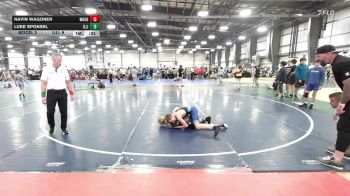 95 lbs Round Of 16 - Macoy Morrency, Woodshed Wrestling Club - MS vs Miles Davis, Illinois Menace - MS