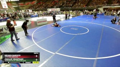 75 lbs Champ. Round 1 - Preslee Grantham, Tehachapi Valley Wrestling Club vs Nevaeh Barocio, Gladiator Wrestling