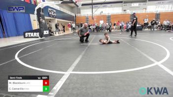 37 lbs Semifinal - Manny Blackburn, Little Axe Takedown Club vs Cru Camarillo, Standfast OKC