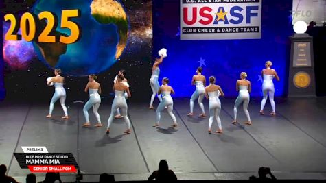 Blue Rose Dance Studio - Mamma Mia [2025 Senior Small Pom Prelims] 2025 The Dance Worlds