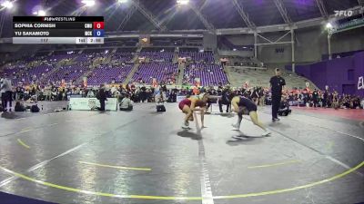 117 lbs Quarters & 1st Wb (16 Team) - Sophia Cornish, Colorado Mesa University vs Yu Sakamoto, McKendree University