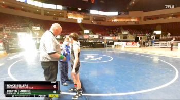 83 lbs Cons. Semi - Royce Sellers, Grindhouse Wrestling Club vs Colten Harding, Show Low Jr High School