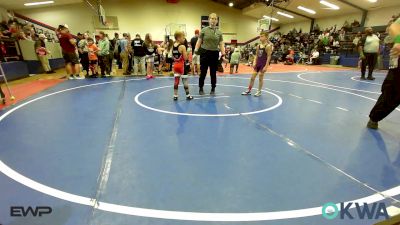 64 lbs Consolation - Klasen Couch, Vian Wrestling Club vs Eli Zarnke, Hilldale Youth Wrestling Club