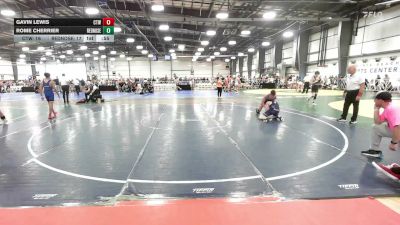 127 lbs Rr Rnd 3 - Gavin Lewis, CTWHALE Beluga - MS vs Rome Cherrier, RedNose Wrestling School - MS