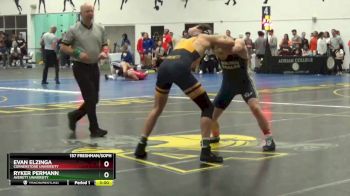 157 Freshman/Soph Champ. Round 2 - Ryker Permann, Averett University vs Evan Elzinga, Cornerstone University