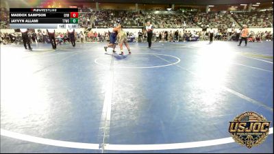 160 lbs Round Of 16 - Maddox Sampson, Coweta Tiger Wrestling vs Jayvyn Allami, Team Tulsa Wrestling Club