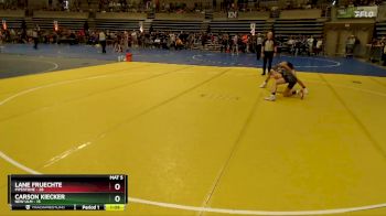 100 lbs Cons. Round 1 - Carson Kiecker, New Ulm vs Lane Fruechte, Pipestone