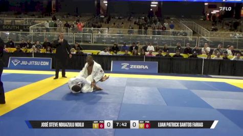 Luan Patrick Santos Farias vs José Steve Nduazulu Ndilu 2025 Pan Jiu Jitsu IBJJF Championship