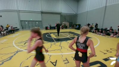 92 lbs Round 4 (6 Team) - Alexa Thomas, Wisconsin vs Scout Phillips, Ohio