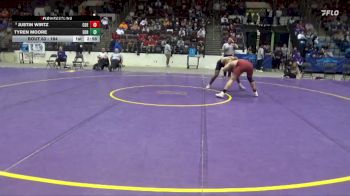 184 lbs Champ. Round 2 - Justin Wirtz, Coe vs Tyren Moore, Eureka