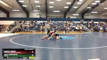 165 lbs Cons. Round 2 - Nick Montanye, Messiah vs Makoa Niebel, Franklin & Marshall College