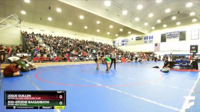 138 lbs Champ. Round 1 - Josue Guillen, Victor Villains Wrestling Club vs Sod-erdene Baasanbayar, Irvine High School