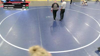 Junior Girls - 155 lbs Champ. Round 2 - Liliana Mathiason, Coon Rapids Mat Bandits Wrestling Club vs Amelia Fawcett, Michigan Wrestling Academy