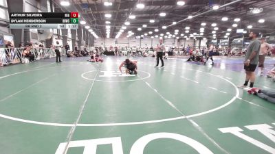 160 lbs Rr Rnd 3 - Arthur Silveira, New England Gold - HSB vs Dylan Henderson, Beach Boyz Wrestling Club - HSB