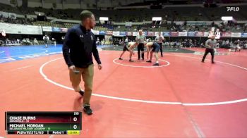215 lbs Quarters & Wb (16 Team) - Chase Burns, Grassfield vs Michael Morgan, Delaware Military Academy