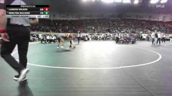 B4A-165 lbs Champ. Round 1 - Brelynn Macomb, Ft. Gibson vs Landon Wilson, Clinton