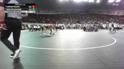 B4A-165 lbs Champ. Round 1 - Brelynn Macomb, Ft. Gibson vs Landon Wilson, Clinton